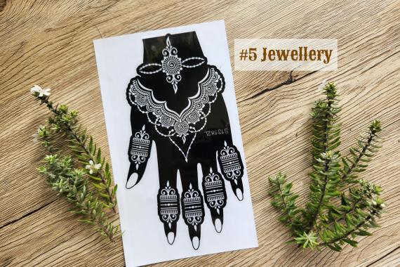 Jewellery Henna Stencil