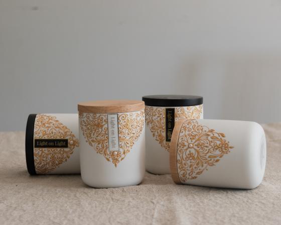 luxury soy scented candles